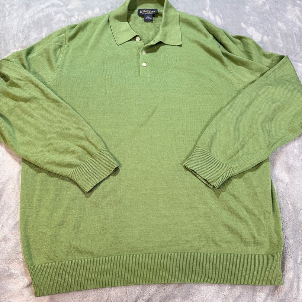 Brooks Brothers Light Green Polo Shirt